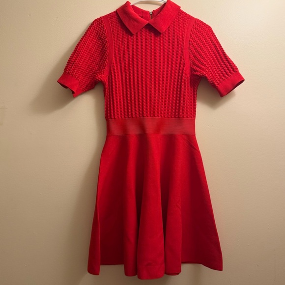 RED TED BAKER KNITTED DRESS ❤️ - Picture 1 of 5